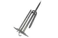 Тэн для водонагревателя, для Ariston, 2500W, нержавейка, резьба под анод М5, фланец 125